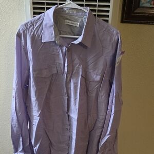 Calvin Klein Lavender Long Sleeve Shirt